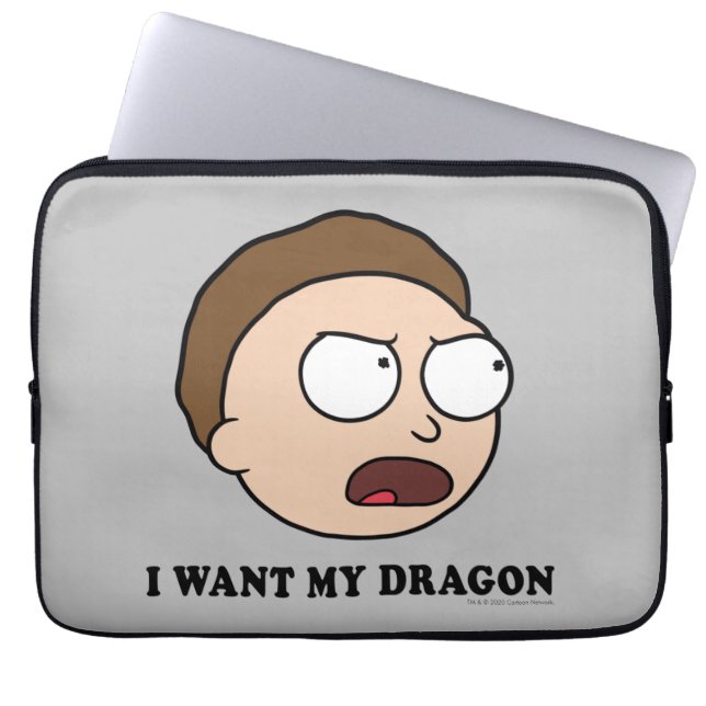 RICK EN MORTY™ | Ik wil mijn draak Laptop Sleeve (Voorkant)