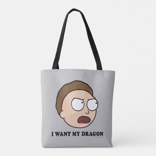 RICK EN MORTY™ | Ik wil mijn draak Tote Bag (Achterkant)