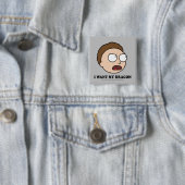 RICK EN MORTY™ | Ik wil mijn draak Vierkante Button 5,1 Cm (In situ)
