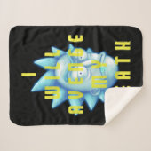 RICK EN MORTY™ | Ik zal mijn dood veravenge Sherpa Deken (Voorkant (horizontaal))