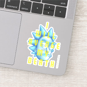 RICK EN MORTY™ Ik zal mijn dood veravenge Sticker