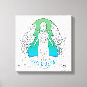 RICK EN MORTY™  Ja Canvas Afdruk