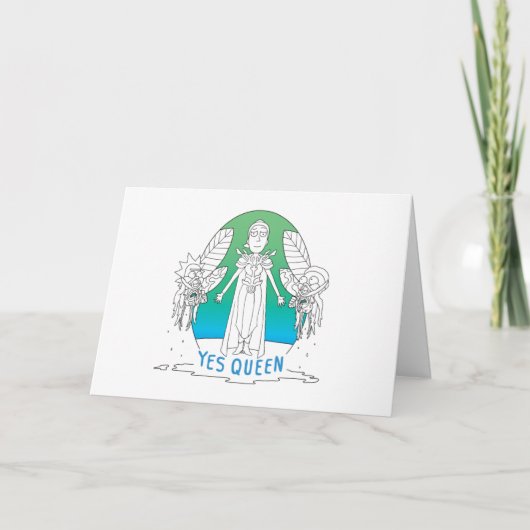 RICK EN MORTY™| Ja Kaart (Voorkant)