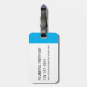 RICK EN MORTY™ | Ja Koningin Bagagelabel (Achterkant verticaal)