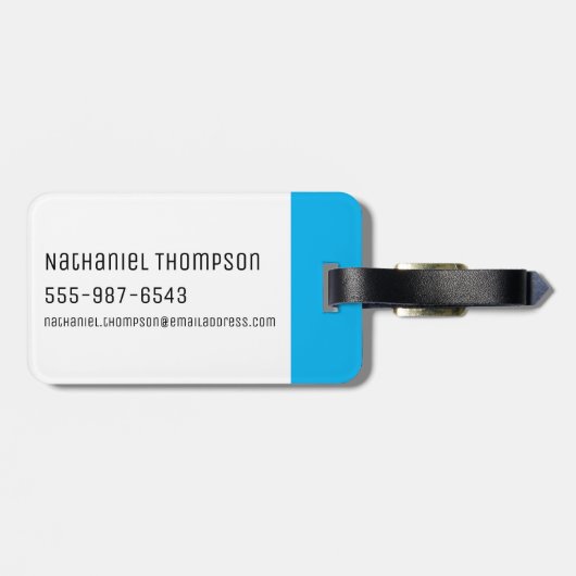 RICK EN MORTY™ | Ja Koningin Bagagelabel (Achterkant horizontaal)