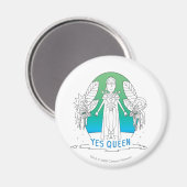 RICK EN MORTY™ | Ja Koningin Magneet (Voorkant / Achterkant)