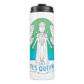 RICK EN MORTY™ | Ja Koningin Thermosbeker (Voorkant)