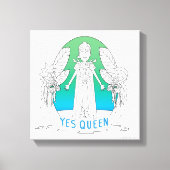 RICK EN MORTY™ | Ja Queen Canvas Afdruk (Voorkant)