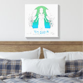 RICK EN MORTY™ | Ja Queen Canvas Afdruk (Insitu (Slaapkamer))