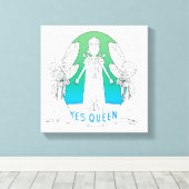 RICK EN MORTY™ | Ja Queen Canvas Afdruk (Insitu (Houten vloer))