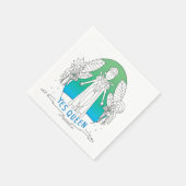 RICK EN MORTY™ | Ja Queen Servet (Hoek)