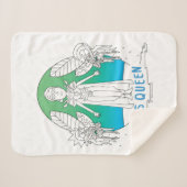 RICK EN MORTY™ | Ja Queen Sherpa Deken (Voorkant (horizontaal))