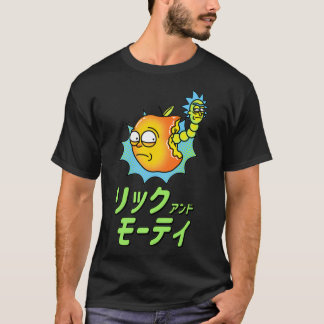 Rick en Morty Japans fruit ad Ad T-shirt