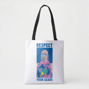 RICK EN MORTY™ Je tandwielen respecteren Tote Bag