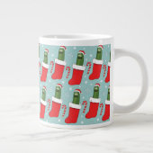 Rick en Morty | Kerstkaarsenpatroon Grote Koffiekop (Rechts)