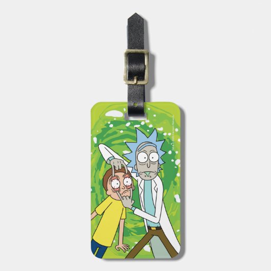 RICK EN MORTY™ | Kijk daar eens naar Bagagelabel (Voorkant verticaal)