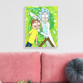 RICK EN MORTY™ | Kijk daar eens naar Canvas Afdruk (Insitu (Woonkamer))
