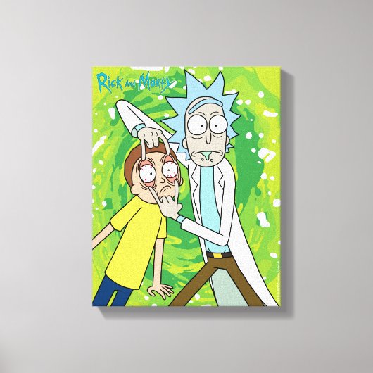RICK EN MORTY™ | Kijk daar eens naar Canvas Afdruk (Voorkant)