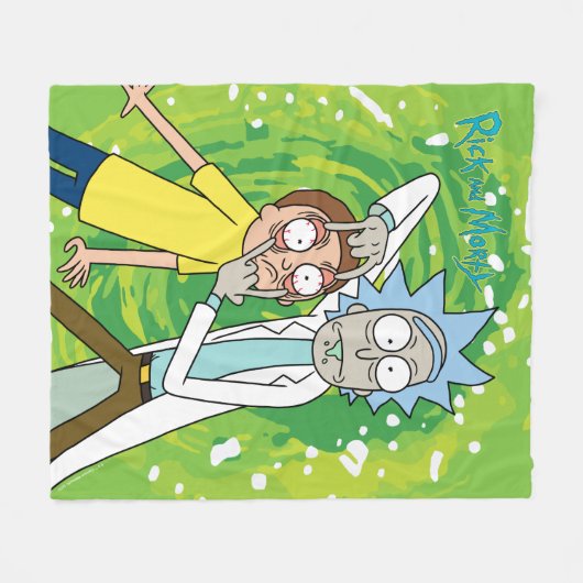 RICK EN MORTY™ | Kijk daar eens naar Fleece Deken (Voorkant (Horizontaal))