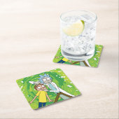 RICK EN MORTY™ | Kijk daar eens naar Kartonnen Onderzetters (Insitu)