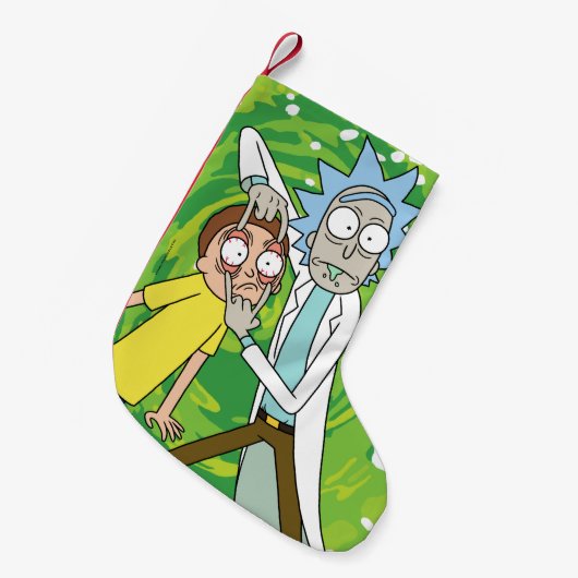 RICK EN MORTY™ | Kijk daar eens naar Kleine Kerstsok (Voorkant (Hangend))