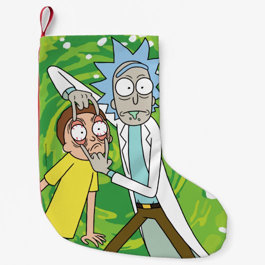 RICK EN MORTY™ | Kijk daar eens naar Kleine Kerstsok (Voorkant)