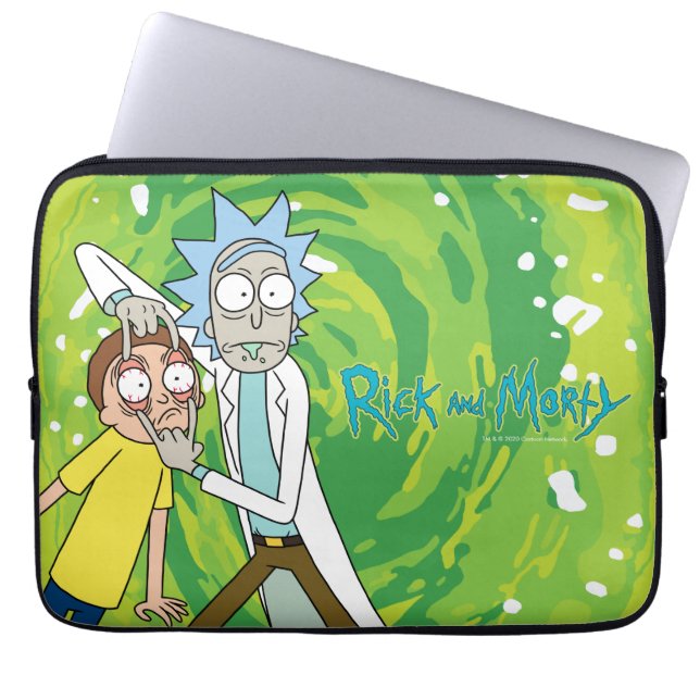 RICK EN MORTY™ | Kijk daar eens naar Laptop Sleeve (Voorkant)