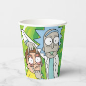 RICK EN MORTY™ | Kijk daar eens naar Papieren Bekers (Voorkant)