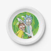 RICK EN MORTY™ | Kijk daar eens naar Papieren Bordje (Voorkant)