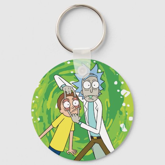 RICK EN MORTY™ | Kijk daar eens naar Sleutelhanger (Voorkant)