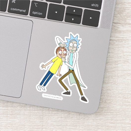 RICK EN MORTY™ | Kijk daar eens naar Sticker (Detail)