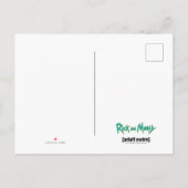 RICK EN MORTY™ | Kijk daar eens naar Uitnodiging Briefkaart (Achterkant)