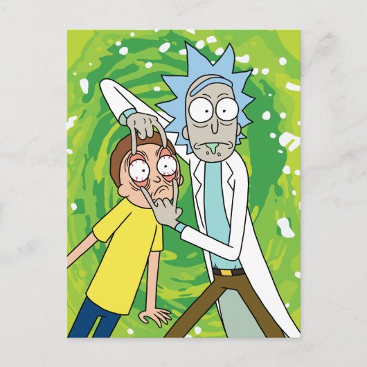 RICK EN MORTY™ | Kijk daar eens naar Uitnodiging Briefkaart (Voorkant)