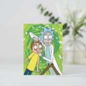 RICK EN MORTY™ | Kijk daar eens naar Uitnodiging Briefkaart (Staand voorkant)