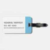 RICK EN MORTY™ | Kirkland de heer Meeseeks Bagagelabel (Achterkant horizontaal)