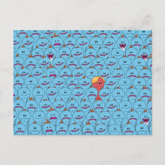RICK EN MORTY™ | Kirkland de heer Meeseeks Uitnodiging Briefkaart (Voorkant)