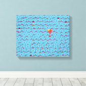 RICK EN MORTY™ | Kirkland Meeseeks Canvas Afdruk (Insitu (Houten vloer))