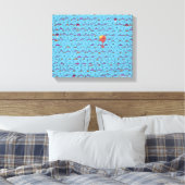 RICK EN MORTY™ | Kirkland Meeseeks Canvas Afdruk (Insitu (Slaapkamer))