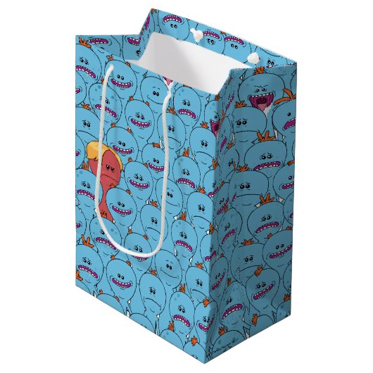 RICK EN MORTY™ | Kirkland Meeseeks Medium Cadeauzakje (Voorkant Gekanteld)