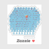 RICK EN MORTY™ | Kirkland Meeseeks Sticker (Vel)