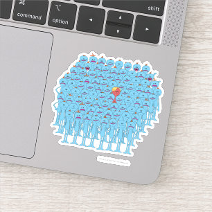 RICK EN MORTY™   Kirkland Meeseeks Sticker