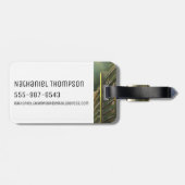 RICK EN MORTY™ | Kwaad Morty Bagagelabel (Achterkant horizontaal)