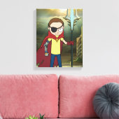 RICK EN MORTY™ | Kwaad Morty Canvas Afdruk (Insitu (Woonkamer))