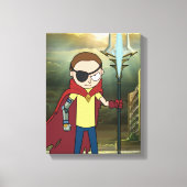 RICK EN MORTY™ | Kwaad Morty Canvas Afdruk (Voorkant)