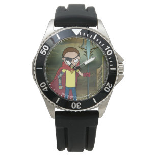 RICK EN MORTY™   Kwaad Morty Horloge