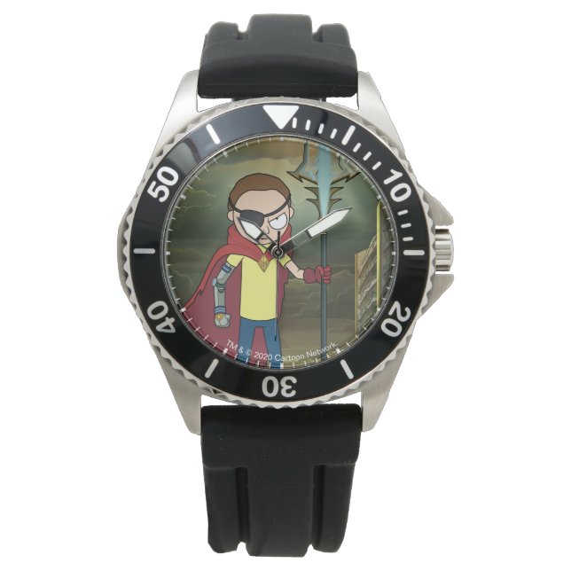 RICK EN MORTY™ | Kwaad Morty Horloge (Voorkant)