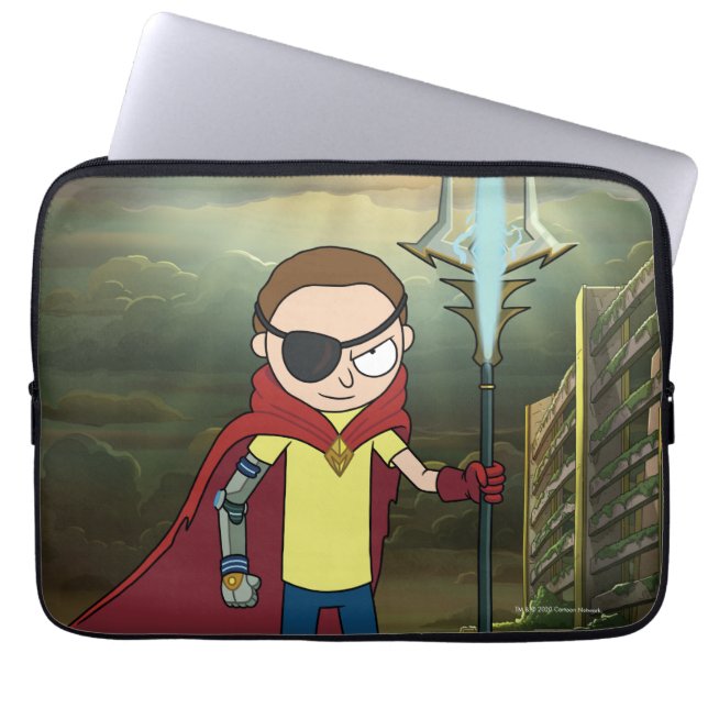 RICK EN MORTY™ | Kwaad Morty Laptop Sleeve (Voorkant)