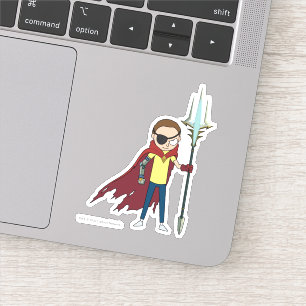 RICK EN MORTY™   Kwaad Morty Sticker