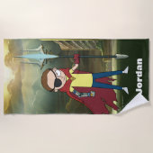 RICK EN MORTY™ | Kwaad Morty Strandlaken (Voorkant)