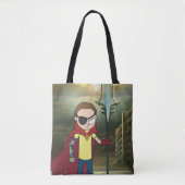 RICK EN MORTY™ | Kwaad Morty Tote Bag (Voorkant)